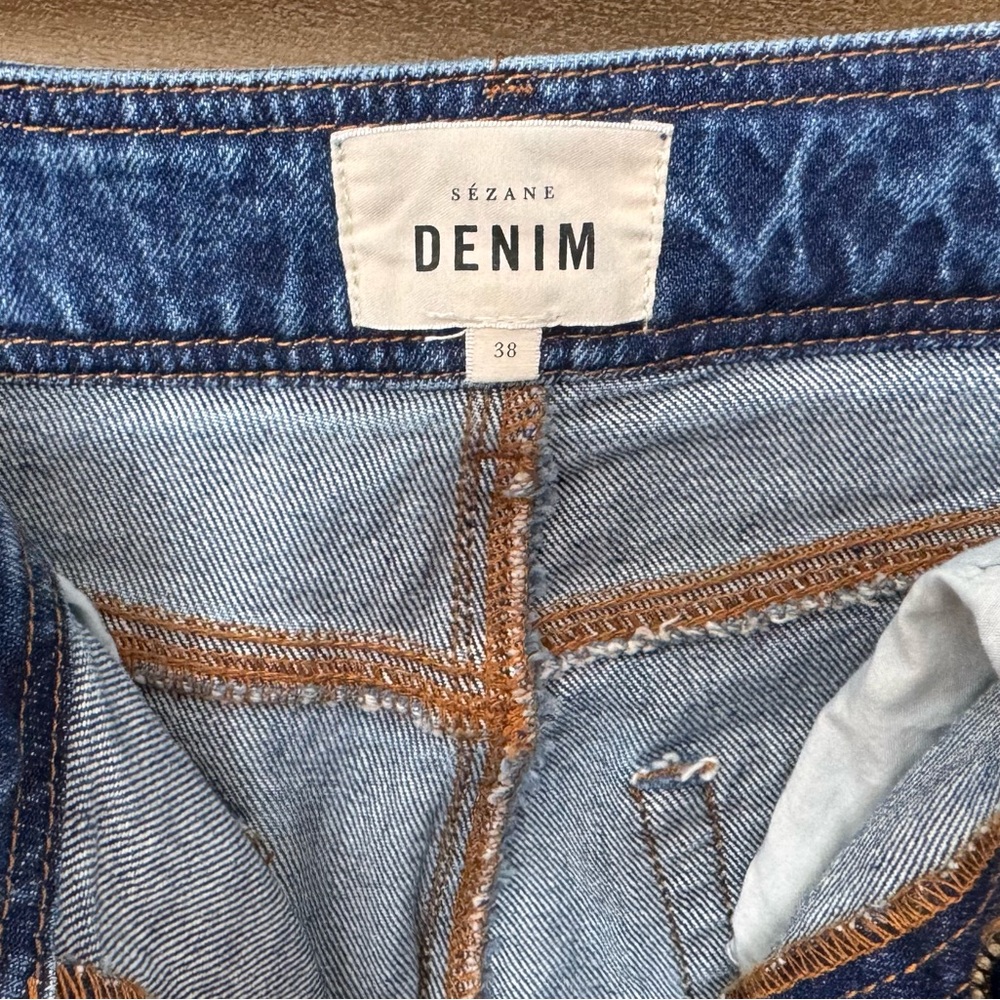 Sezane Le Crop Women Jeans - Blue - Picture 4 of 8